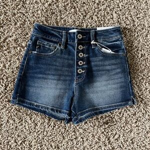 NWT KanCan Dark Blue Jean Shorts
